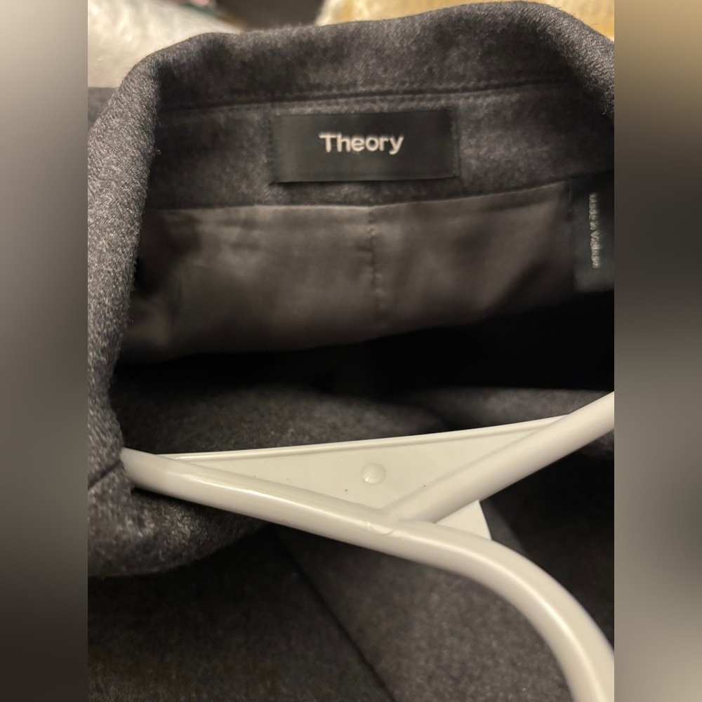 Theory Charcoal Gray Coat - Picture 7 of 10